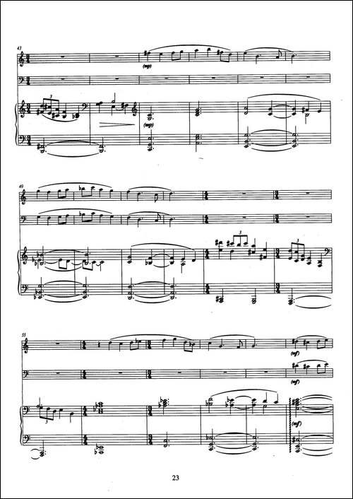 Trio-巴松、双簧管与钢琴三重奏总谱-其他谱