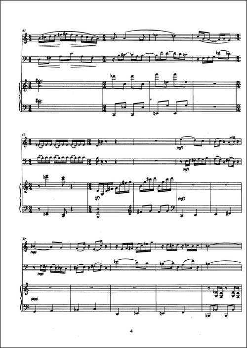 Trio-巴松、双簧管与钢琴三重奏总谱-其他谱