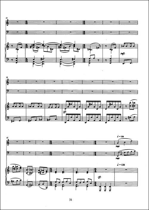 Trio-巴松、双簧管与钢琴三重奏总谱-其他谱