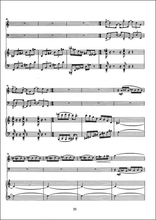 Trio-巴松、双簧管与钢琴三重奏总谱-其他谱
