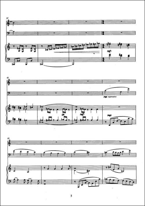 Trio-巴松、双簧管与钢琴三重奏总谱-其他谱