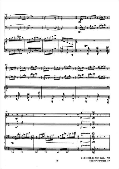 Trio-巴松、双簧管与钢琴三重奏总谱-其他谱