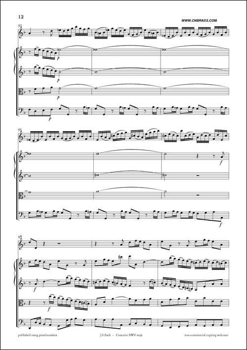 Concerto-BWV-1059-双簧管与弦乐D小调协奏曲-其他谱