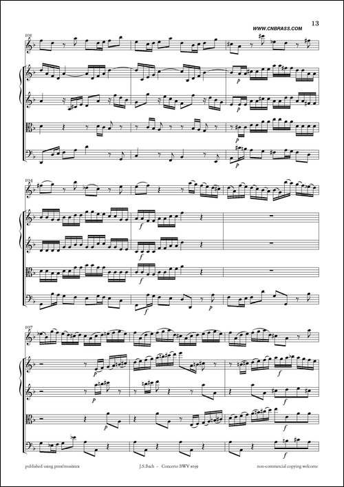 Concerto-BWV-1059-双簧管与弦乐D小调协奏曲-其他谱