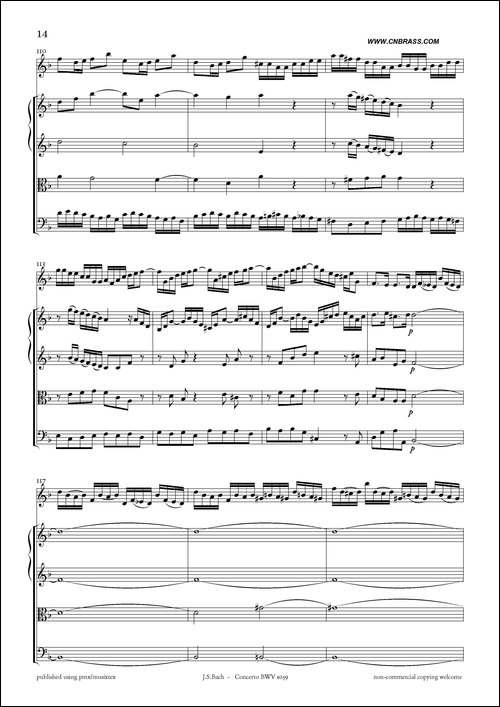 Concerto-BWV-1059-双簧管与弦乐D小调协奏曲-其他谱