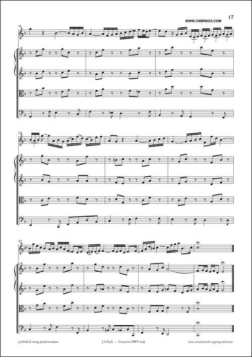 Concerto-BWV-1059-双簧管与弦乐D小调协奏曲-其他谱