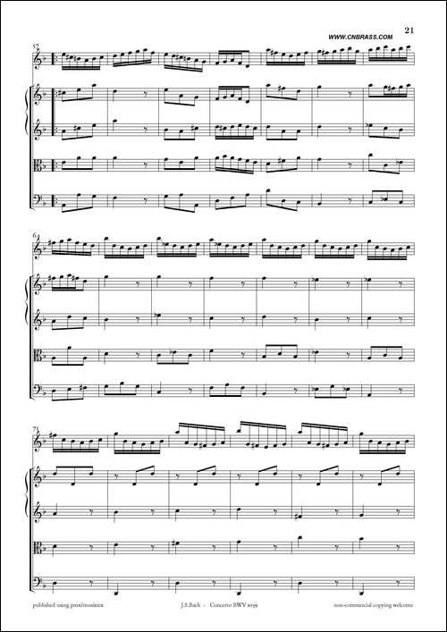 Concerto-BWV-1059-双簧管与弦乐D小调协奏曲-其他谱