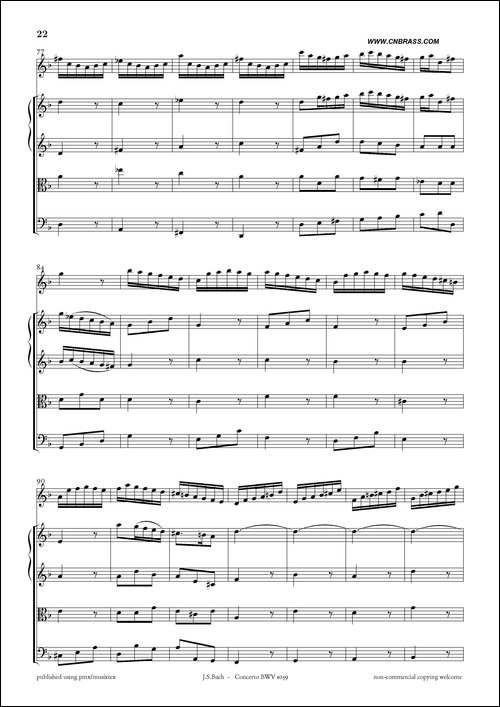 Concerto-BWV-1059-双簧管与弦乐D小调协奏曲-其他谱