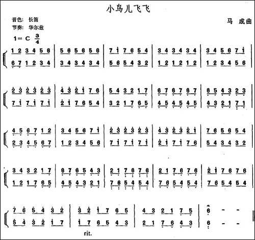 幼儿律动音乐：小鸟儿飞飞-其他谱