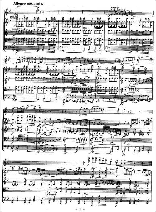 QUINTET.No1.-双簧管+弦乐五重奏第一乐章、总谱-其他谱