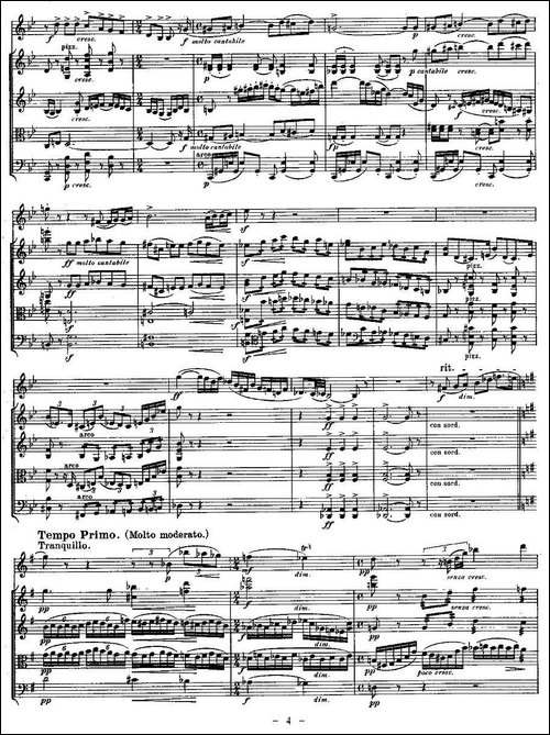 QUINTET.No1.-双簧管+弦乐五重奏第一乐章、总谱-其他谱