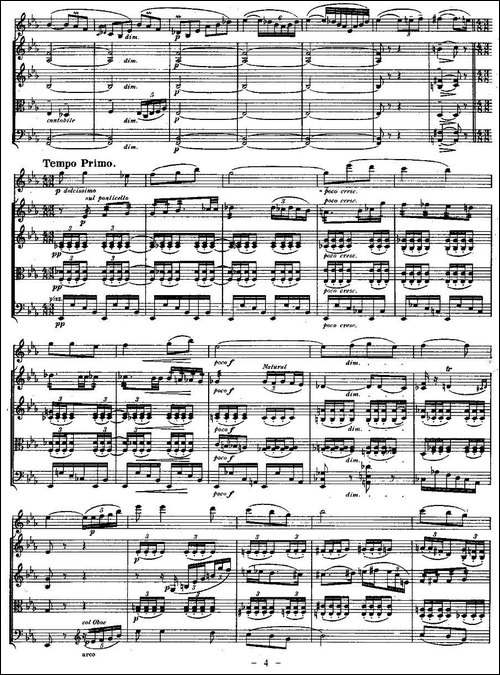 QUINTET.No2.-双簧管+弦乐五重奏第二乐章、总谱-其他谱