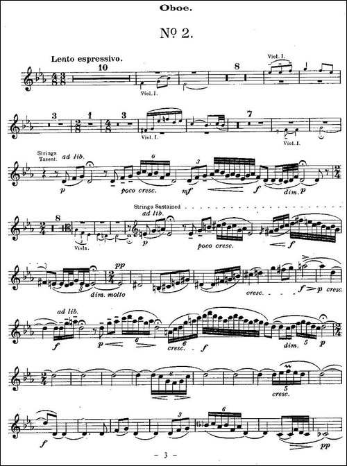 QUINTET.No1.-双簧管+弦乐五重奏、双簧管分谱-其他谱