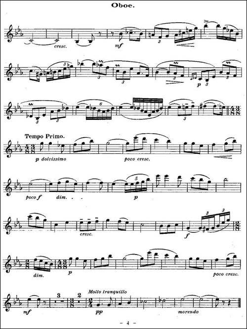 QUINTET.No1.-双簧管+弦乐五重奏、双簧管分谱-其他谱