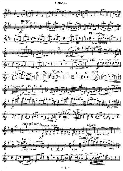 QUINTET.No1.-双簧管+弦乐五重奏、双簧管分谱-其他谱