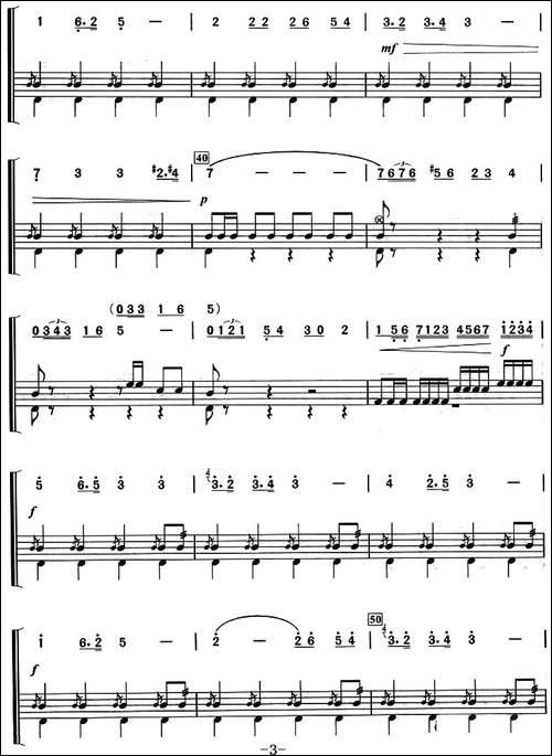 《卡门》序曲-架子鼓、主旋律+鼓谱-其他谱