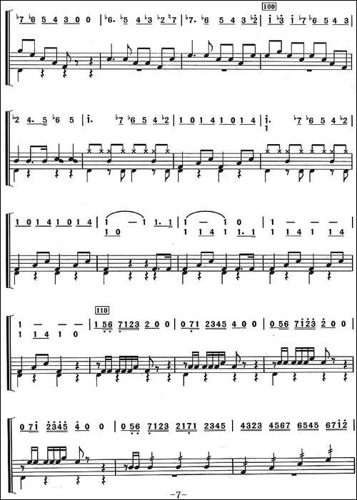 鲁斯兰与柳德米拉序曲-架子鼓、主旋律+鼓谱-其他谱