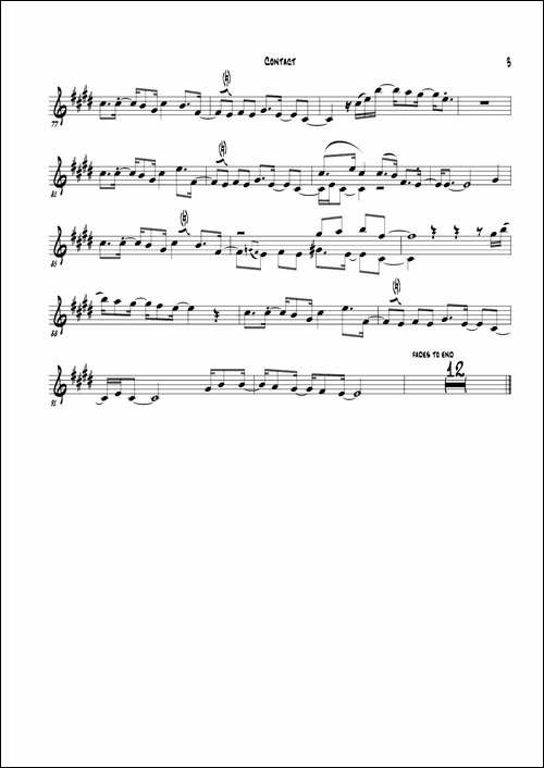 Contact-Eb-PART-萨克斯谱