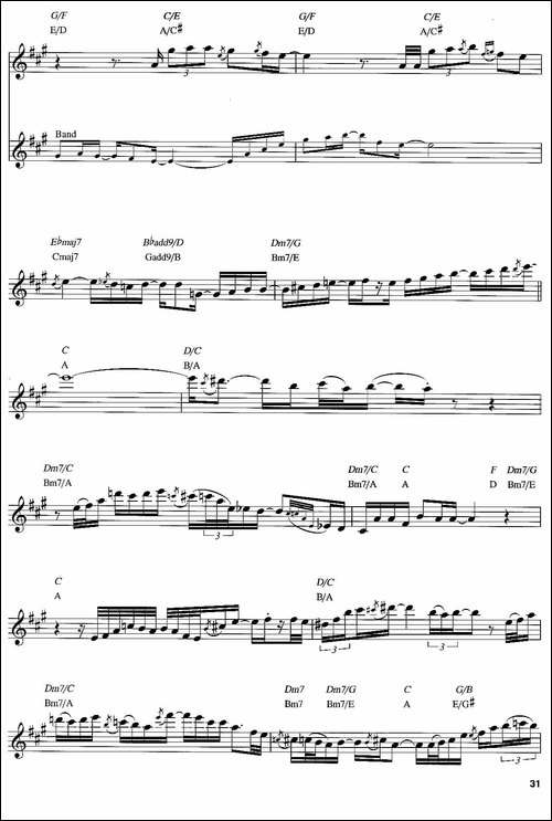 Faces-Of-The-Heart-中音萨克斯-萨克斯谱