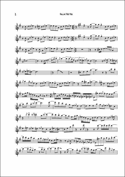 Fallin-For-You-E-FLAT-萨克斯谱