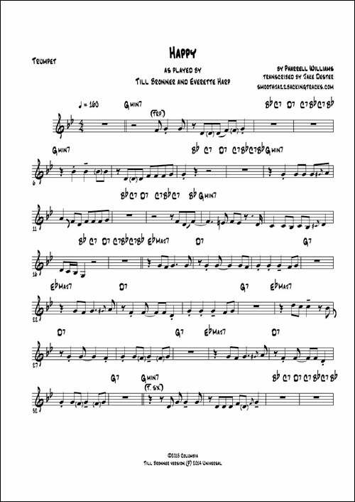 Happy-Trumpet-萨克斯谱