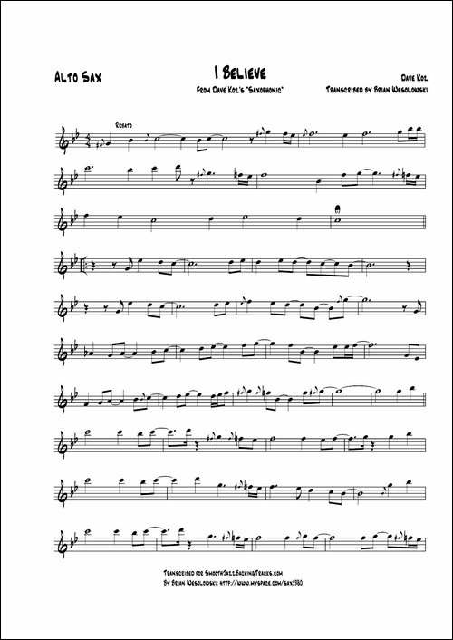 I-Believe-中音萨克斯-萨克斯谱