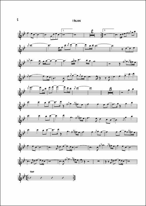 I-Believe-中音萨克斯-萨克斯谱