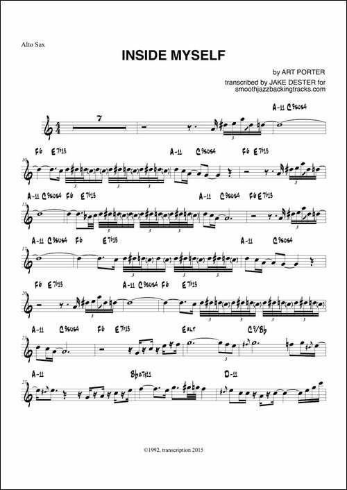 In-side-My-self-中音萨克斯-萨克斯谱