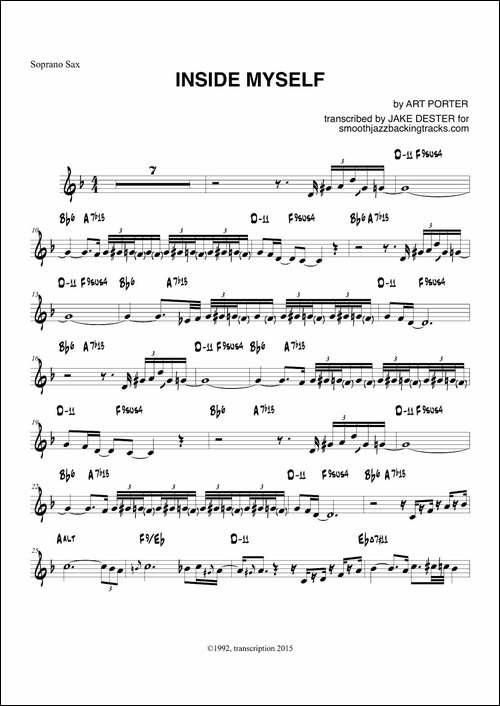 In-side-My-self-高音萨克斯-萨克斯谱