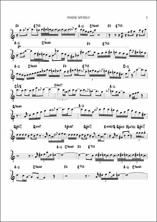 Inside-Myself-中音萨克斯-萨克斯谱