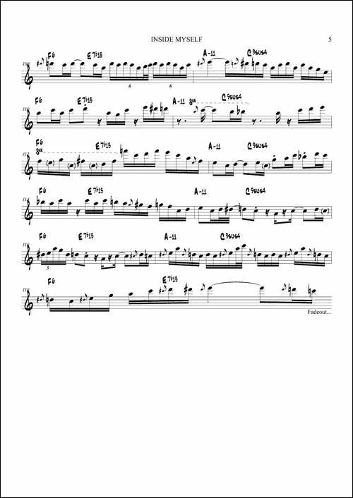 Inside-Myself-中音萨克斯-萨克斯谱