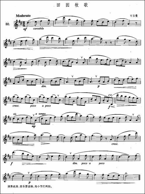 萨克斯练习曲合集-2—80-吉他谱