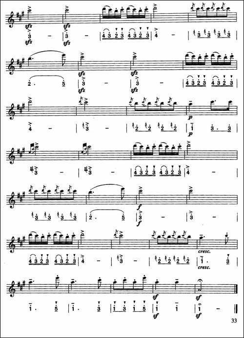 土耳其进行曲-莫扎特作曲版、线简谱对照版-萨克斯谱