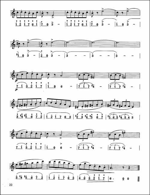 西班牙舞曲-线简谱对照版-萨克斯谱