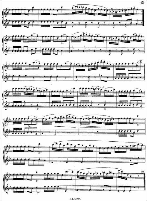 H·Klose二重奏练习曲-No.6-萨克斯谱
