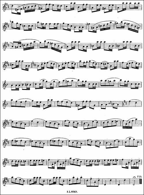 H·Klose练习曲-Quinze-etudes-de-genre—6-萨克斯谱