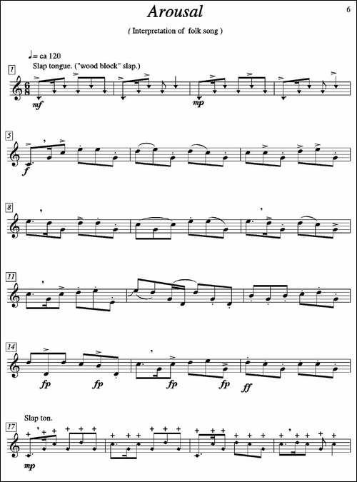 Arousal-萨克斯谱