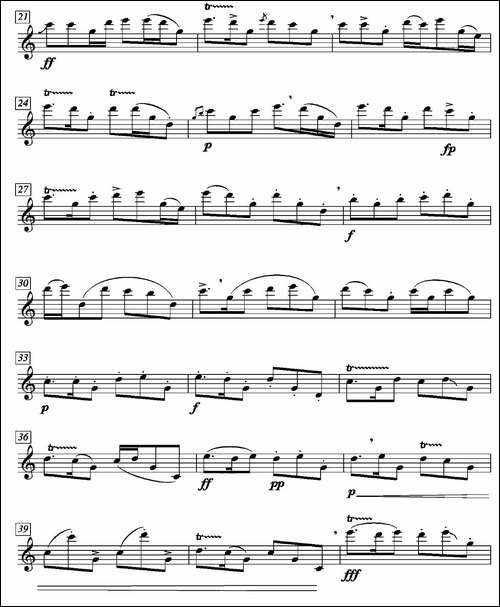 Arousal-萨克斯谱