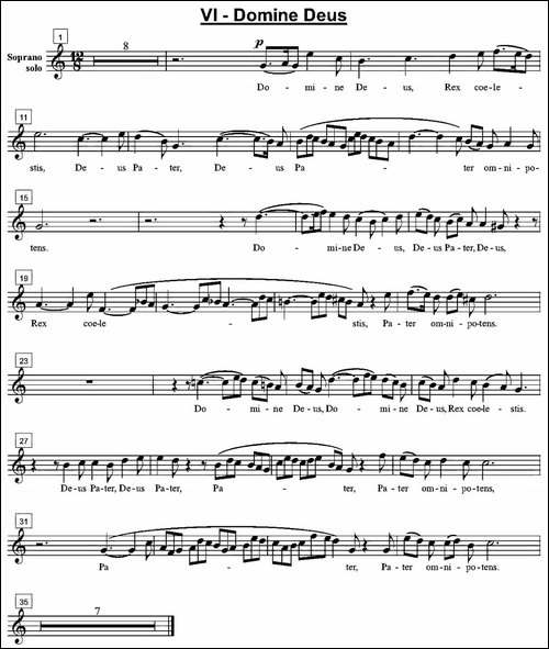 Domine-Deus-高音萨克斯独奏-萨克斯谱