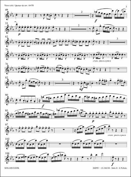Suite-anglaise-No-2,BWV-807-法国组曲之二·前奏曲-次中音萨克斯分谱-萨克斯谱