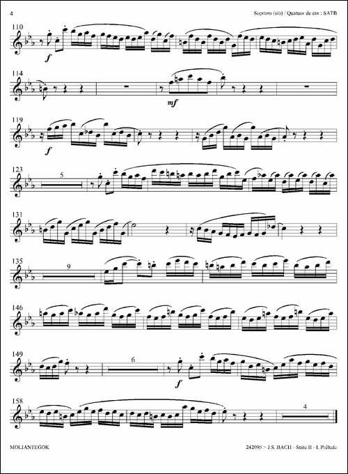 Suite-anglaise-No-2,BWV-807-法国组曲之二·前奏曲-高音萨克斯分谱-萨克斯谱