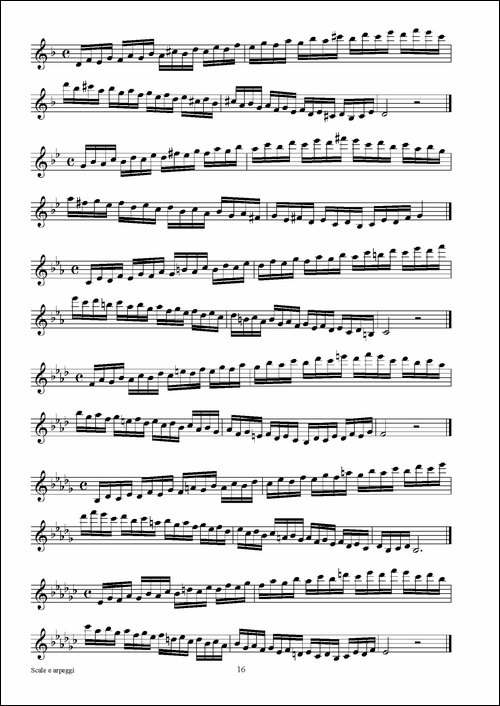 实用的萨克斯音阶练习曲集-P16——30-萨克斯谱
