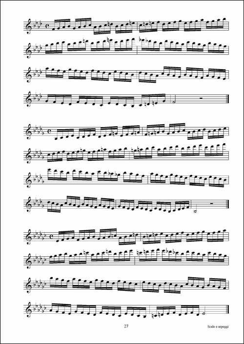 实用的萨克斯音阶练习曲集-P16——30-萨克斯谱