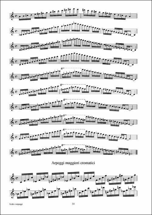 实用的萨克斯音阶练习曲集-P16——30-萨克斯谱