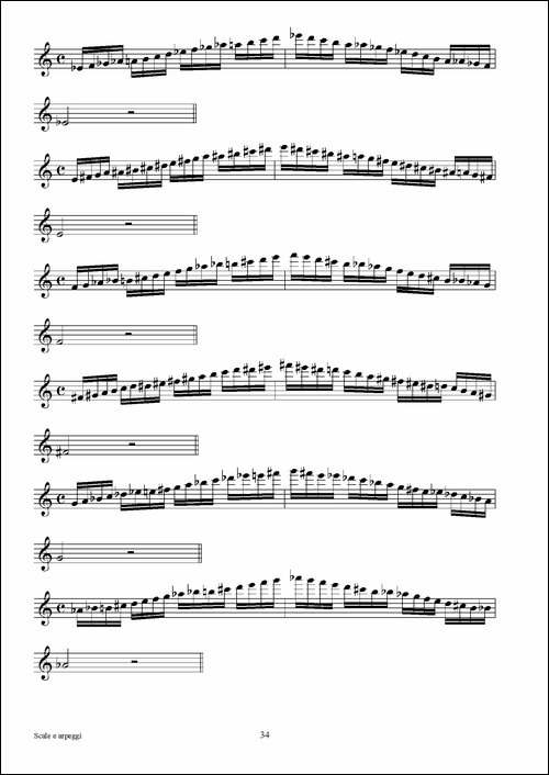 实用的萨克斯音阶练习曲集-P31——46-萨克斯谱