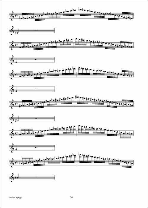 实用的萨克斯音阶练习曲集-P31——46-萨克斯谱