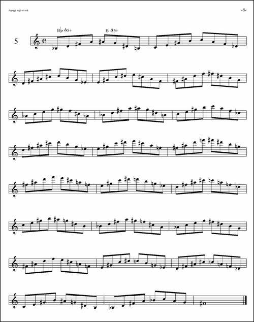 Sax-Arpeggi-sassofono-F-音阶练习-上1——5-萨克斯谱