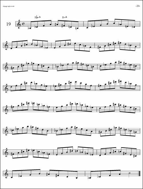 Sax-Arpeggi-sassofono-F-音阶练习-上16——20-萨克斯谱
