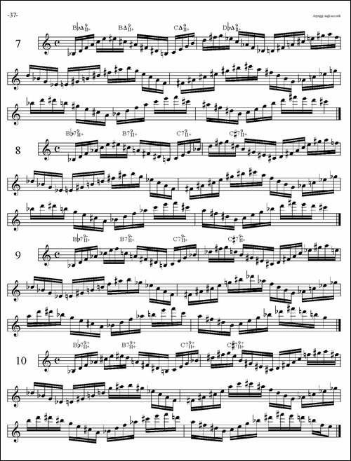 Sax-Arpeggi-sassofono-F-音阶练习-下-萨克斯谱