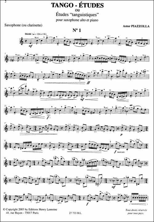 Astor-Piazzolla-No.1-萨克斯谱